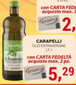 Supermercati Spesa Mia Carapelli olio extravergine offerta