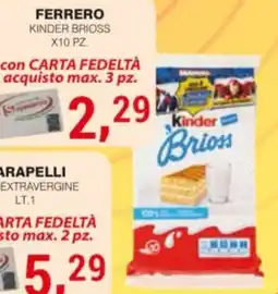 Supermercati Spesa Mia Ferrero Kinder Brioss offerta