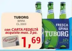 Supermercati Spesa Mia Tuborg birra offerta