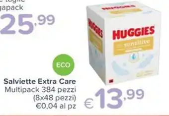 Huggies Salviette Extra Care Multipack