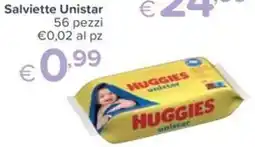 Io Bimbo Huggies Salviette Unistar offerta