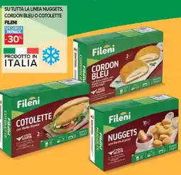 Carrefour Fileni Su tutta la linea nuggets, cordon bleu o cotolette offerta