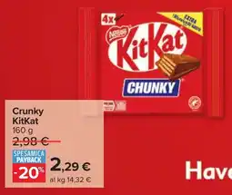 Carrefour Crunky KitKat offerta