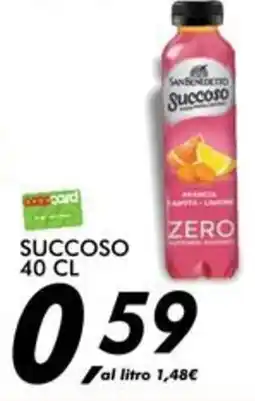 Coop Master Alleanza 3.0 San Benedetto Succoso Zero offerta