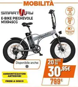 Expert Smartway e-bike pieghevole offerta