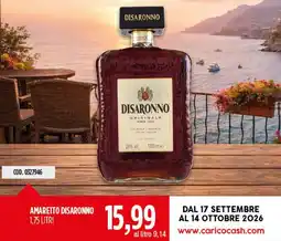 Carico Cash & Carry Amaretto Disaronno offerta