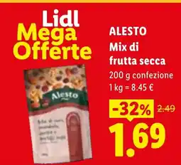 Lidl ALESTO Mix di frutta secca offerta