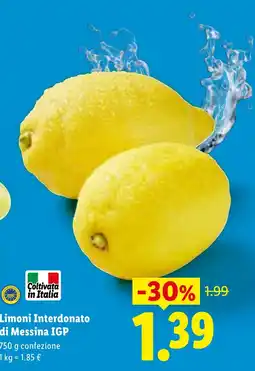 Lidl Limoni Interdonato offerta