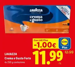 Lidl Lavazza Crema e Gusto Forte offerta