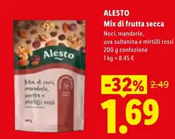 Lidl Alesto Mix di frutta secca offerta