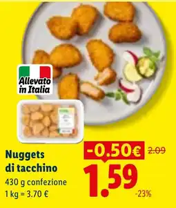 Lidl Nuggets di tacchino offerta