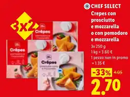 Lidl Chef Select Crepes offerta