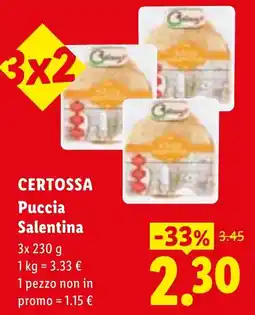 Lidl Certossa Puccia Salentina offerta