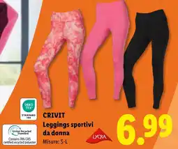 Lidl Crivit Leggings sportivi da donna offerta