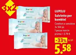 Lidl Lupilu Salviette per bambini offerta