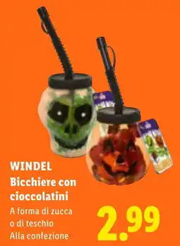 Lidl Windel bicchiere con cioccolatini offerta
