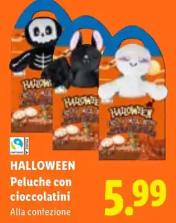 Lidl Peluche con cioccolatini offerta