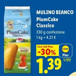 Lidl Mulino Bianco PlumCake Classico offerta