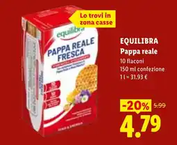 Lidl Pappa reale Equilibra offerta