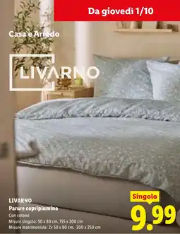 Lidl LIVARNO Parure copripiumino offerta