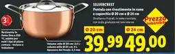 Lidl Pentola con rivestimento in rame e coperchio offerta