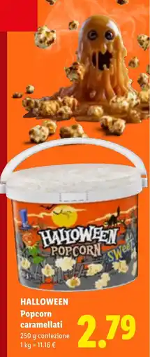 Lidl Halloween Popcorn caramellati offerta
