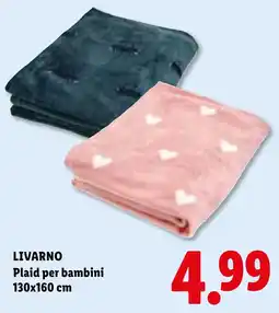 Lidl Plaid per bambini offerta