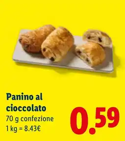 Lidl Panino al cioccolato offerta