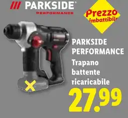 Lidl Parkside trapano battente ricaricabile offerta