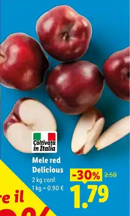 Lidl Mele red Delicious offerta