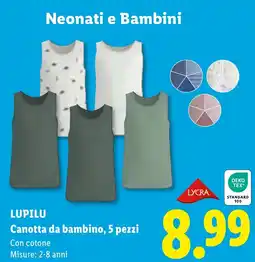 Lidl Lupilu Canottina da bambino offerta