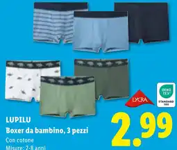 Lidl Lupilu Boxer da bambino offerta
