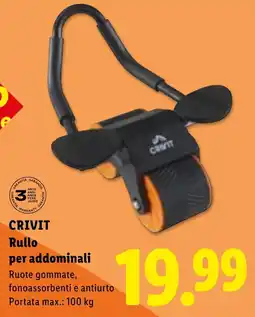 Lidl Crivit Rullo per addominali offerta