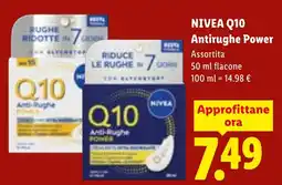 Lidl NIVEA Q10 Antirughe Power offerta