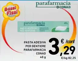Spazio Conad Pasta adesiva per dentiere parafarmacia conad offerta