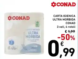 Spazio Conad Carta igienica ultra morbida Conad offerta