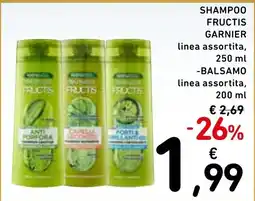 Spazio Conad Shampoo Fructis Garnier offerta