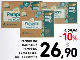 Spazio Conad Pannolini Baby-Dry Pampers offerta