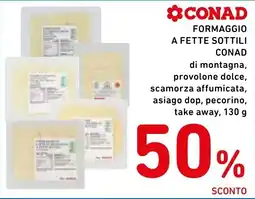 Spazio Conad Formaggio a fette sottili Conad offerta