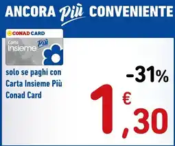 Spazio Conad Carta Insieme Più Conad Card offerta