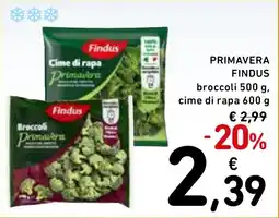 Spazio Conad Broccoli Primavera Findus offerta