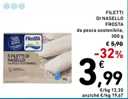 Spazio Conad Filetti di nasello Frost offerta