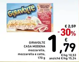 Spazio Conad GiravoltE casa modenA mozzarella, mozzarella e cotto offerta