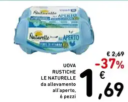 Spazio Conad Uova rustiche le naturali offerta