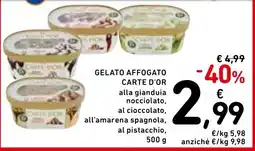 Spazio Conad Gelato affogato Carte d'Or offerta