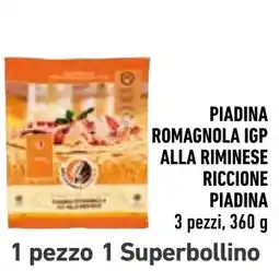 Spazio Conad Piadina romagnola igp alla riminese riccione piadina offerta