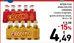 Spazio Conad Aperitivo analcolico Crodino offerta