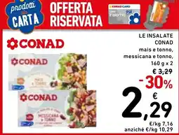 Spazio Conad Le insalate Conad offerta