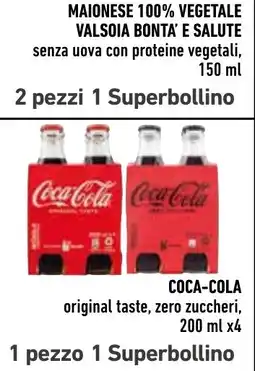 Spazio Conad Maionese 100% vegetale Valsoia Bonta' e Salute offerta