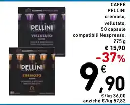 Spazio Conad Caffè Pellini cremoso, vellutato offerta